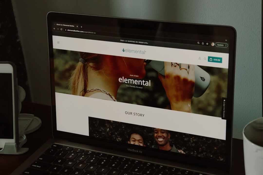 modern blog homepage