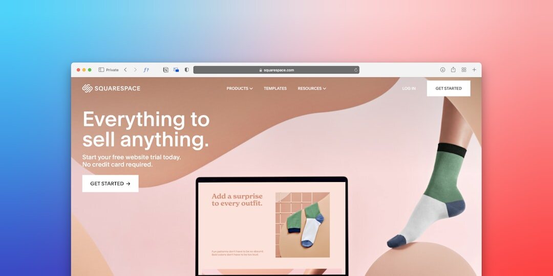 interactive blog interface